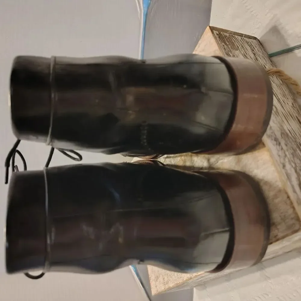 Cole Haan Black Leather Men's Boots Size. 10.5 WIDE